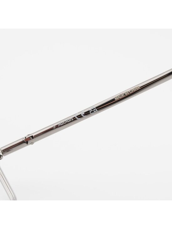 Max Mara MM5118-B 014 Eyeglasses Silver 58mm Square Frame main image 5